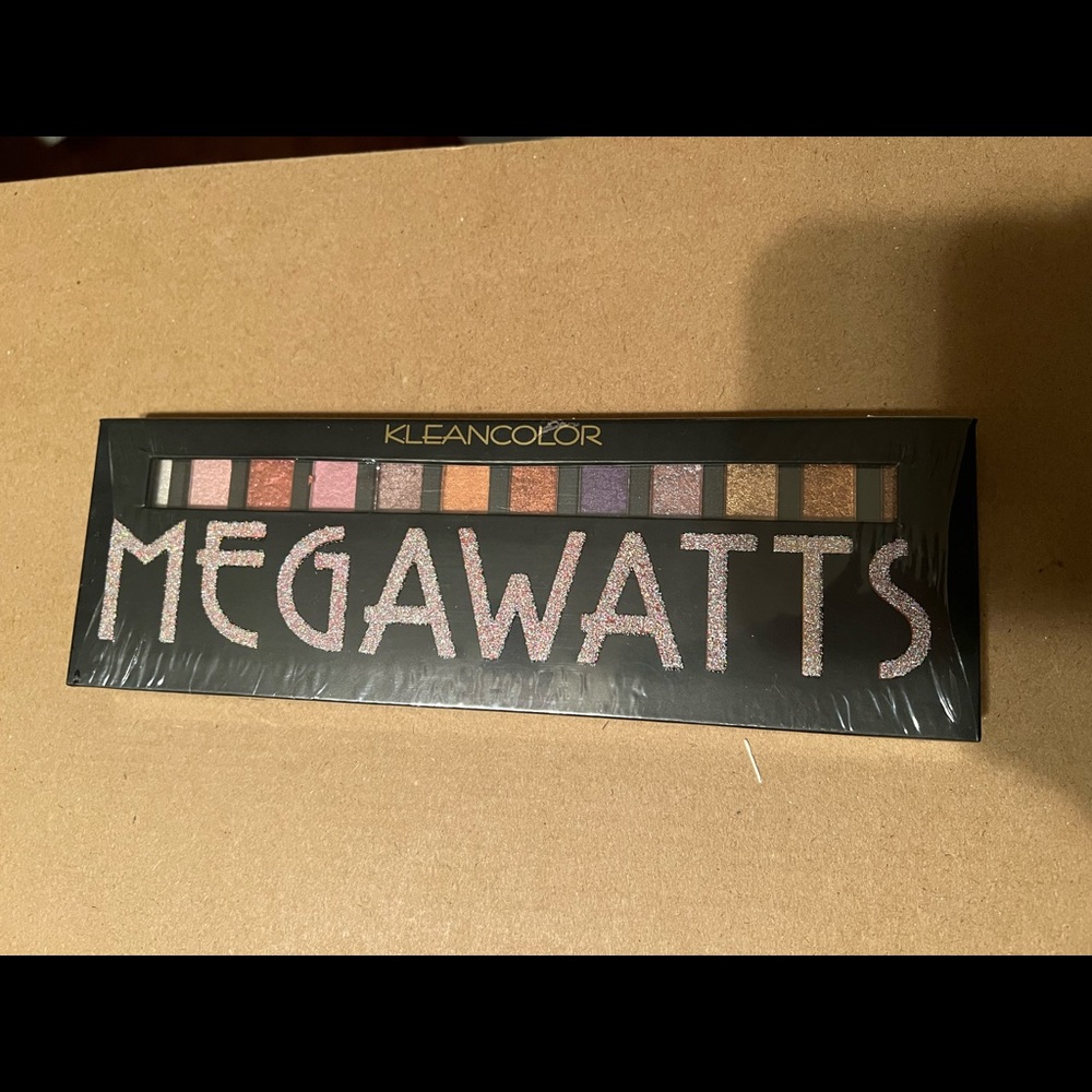 NWT Megawatts eyeshadow palette brand new in package never used